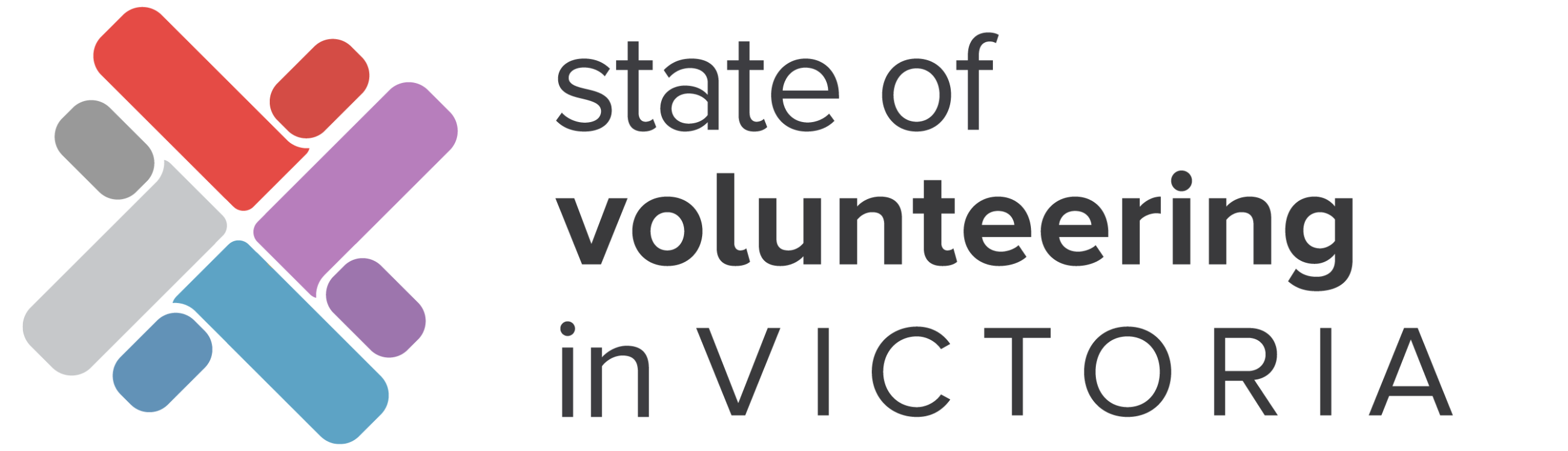 State of volunteering in Victoria logo